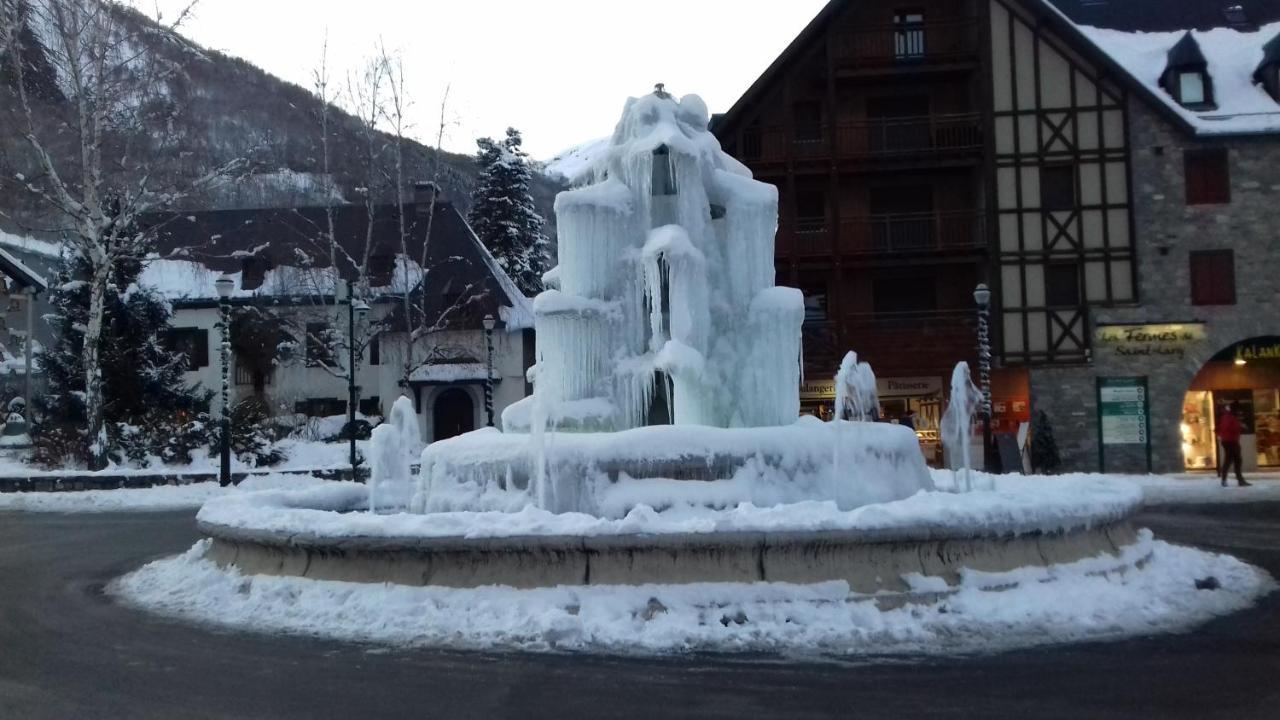 Studio St Lary Proche Du Centre, Au Calme Avec Vue Montagne Saint-Lary-Soulan Exteriér fotografie